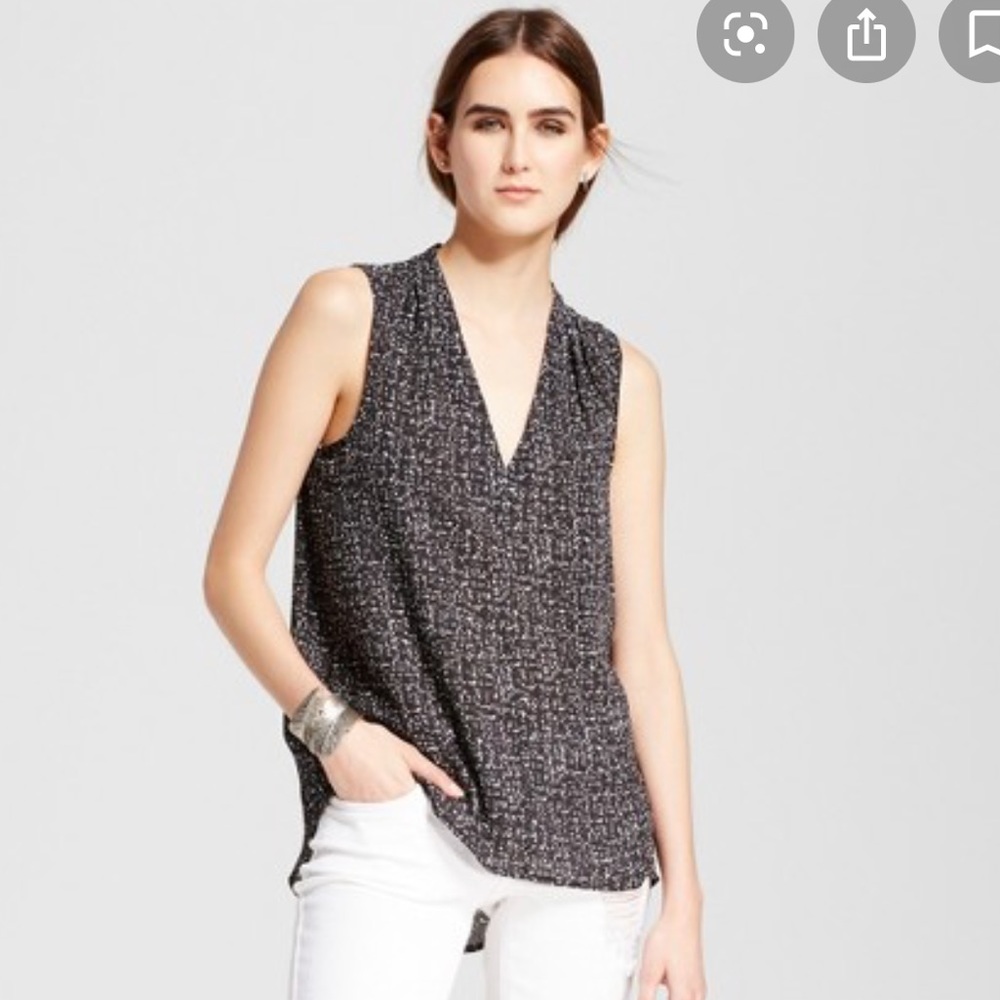 NWOT Mossimo Black and White Top